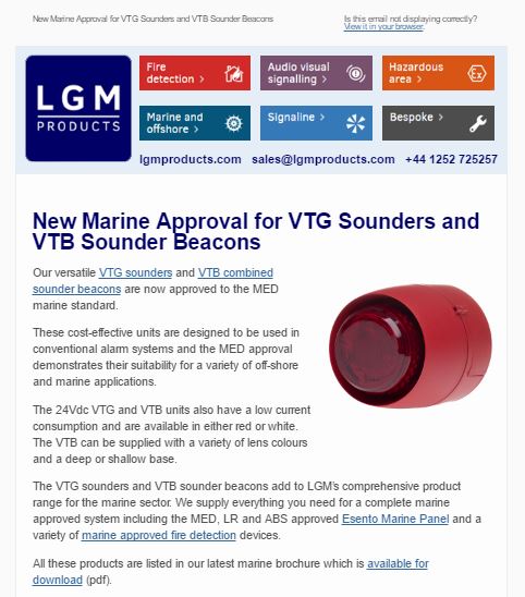 LGM Products Newsletter Sign Up